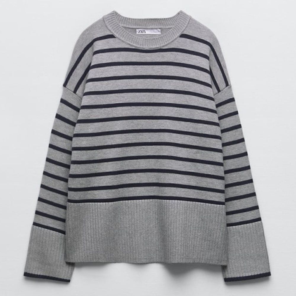 Zara Striped Knit Sweater New - Picture 9 of 11